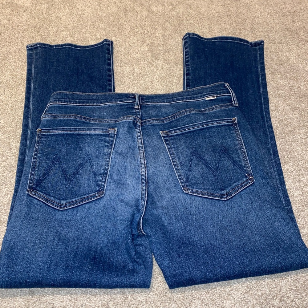 MOTHER The Outsider High Rise Ankle Jeans: Connect The Dots - Picture 8 of 9